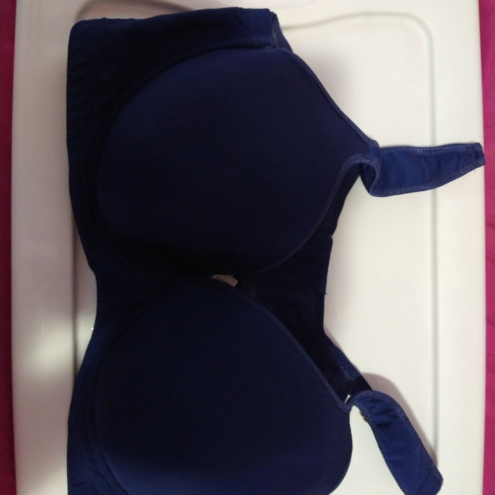 Navy Blue Ashley Stewart Butterfly Navy Blue Bra 40DDD